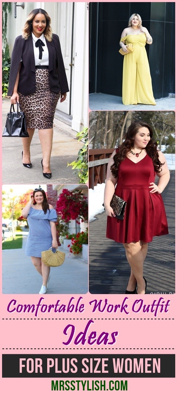 plus size wear to work clothes