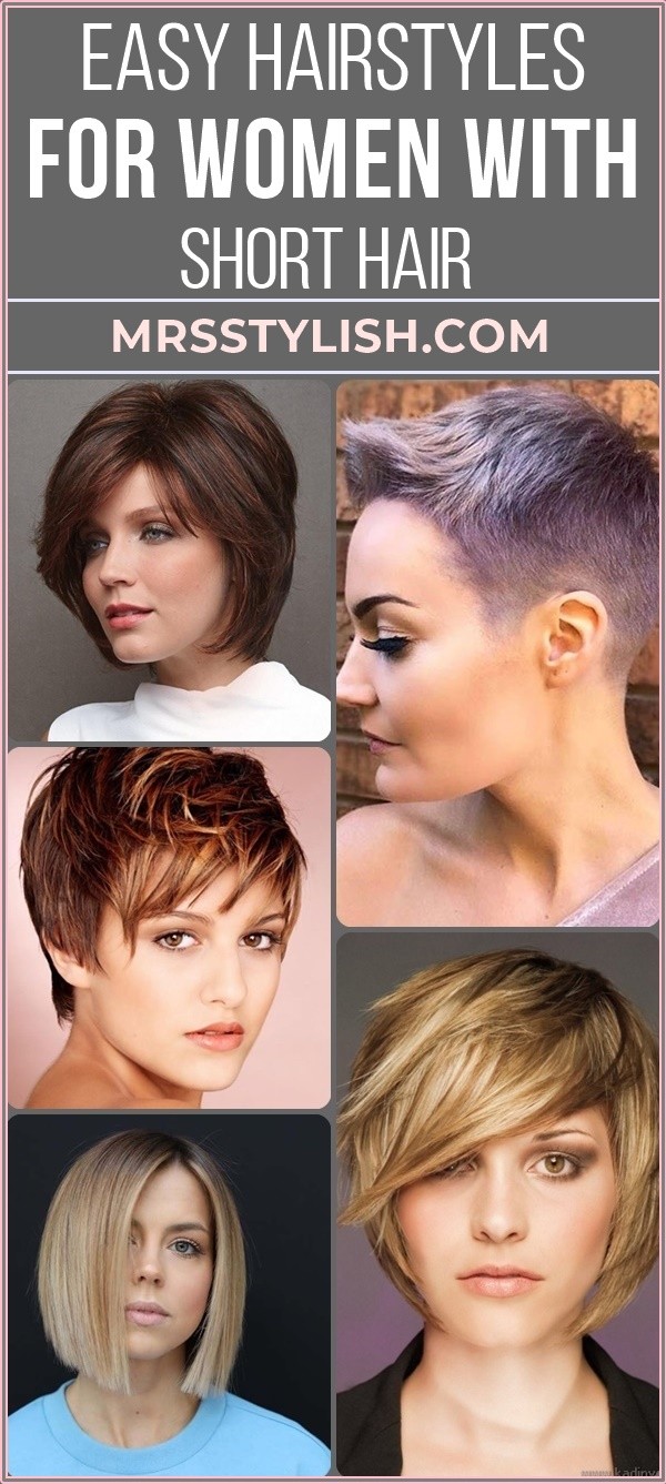 40 Easy Hairstyles for Women with Short Hair