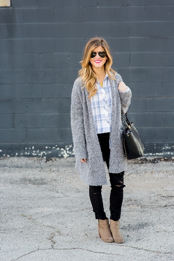 10 Lovely Plaid Outfits To Keep You Warm This Winter